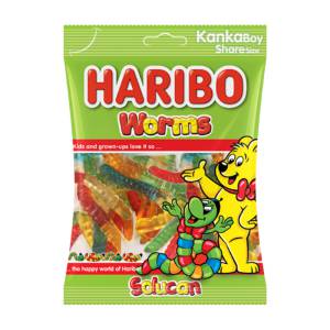 haribo worms 100gr (solucan)