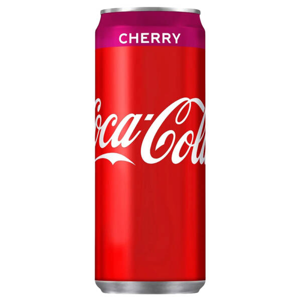cherry coca cola canette 33 cl