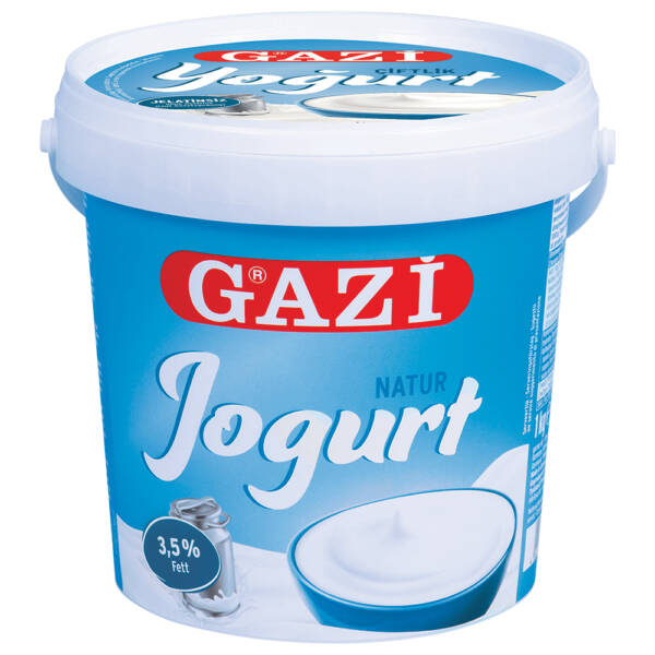 gazi yaourt 3.5% bt 1kg ciftlik mavi