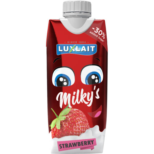 shaker fraise 25ml uht 3.5%mg luxlait