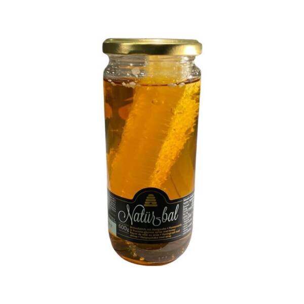 natur miel en ruche (petekli) 600gr bocal