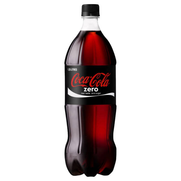coca cola zero pet 1.25 lt