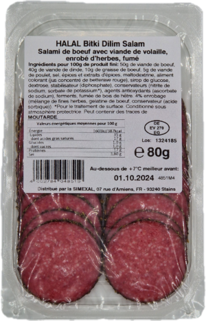 bitkili dilim salam 80gr (salami aux herbes)4851