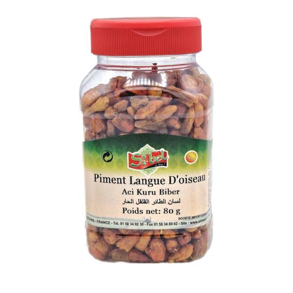 sibel pet piment langue d'oiseau 80 gr(aci kuru biber)