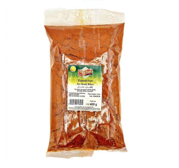 piment fort poudre 400gr( aci renk biberi)