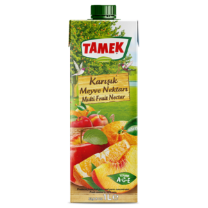 tamek multi fruit meyve nectar pack 1lt