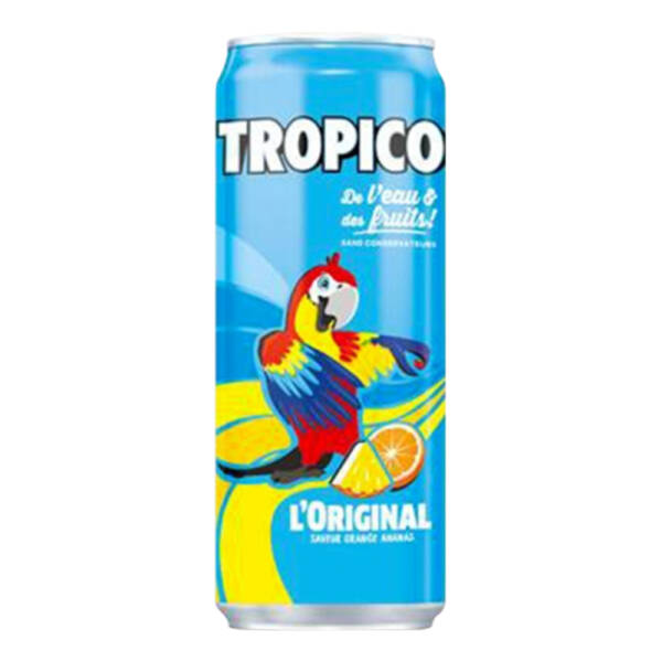 tropico exotique (portakal ananas) canette 33 cl