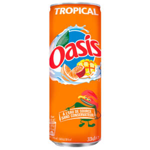 oasis tropical canette 33 cl