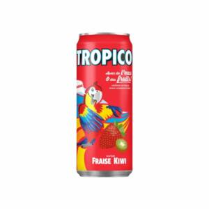 tropico fraise-kiwi 33cl canette