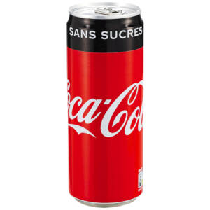 zero coca cola 33cl canette