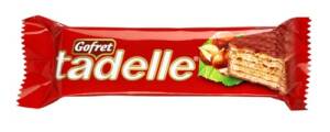 tadelle gaufrette chocolat noisette 30gr 15