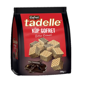 tadelle gaufrette en cube chocolat noir 200gr