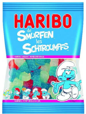 haribo smurfen les schtroupfs 75gr