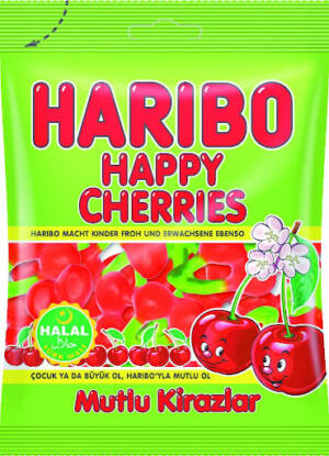 haribo cerise 100gr (mutlu kirazlar)