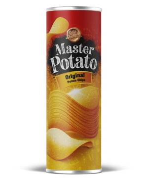 chips master - potatos original 160gr (sari)